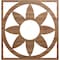 Ekena Millwork Blume Wood Fretwork Pierced Ceiling Medallion, Walnut, 20"OD x 7"ID x 3/8"T CMWP20X20X0375BLWA - alternate 1